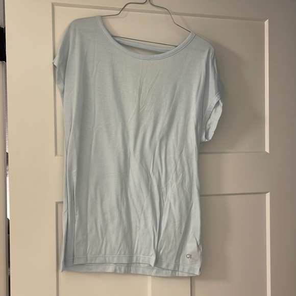 gap fit womens light blue tshirt - Picture 1 of 3
